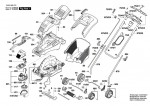 Bosch 3 600 H82 175 ROTAK 370 Ergoflex Lawnmower Spare Parts